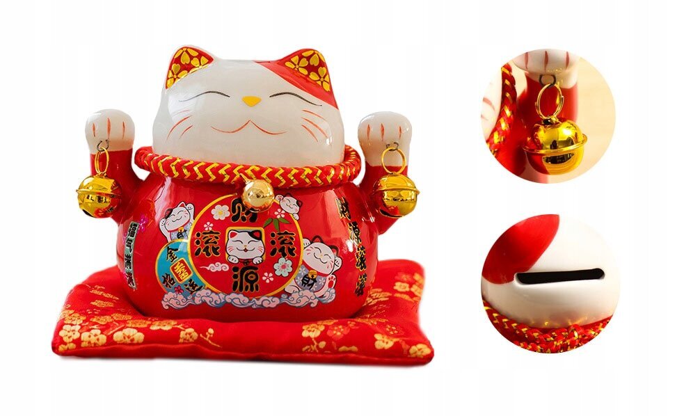 Naudas kastīte Maneki-neko цена и информация | Oriģinālas krājkasītes | 220.lv