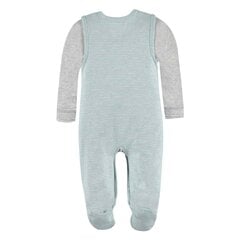 Komplekts zēniem (kombinezons + T-krekls) Kanz, zils cena un informācija | Apģērbu komplekti jaundzimušajiem | 220.lv