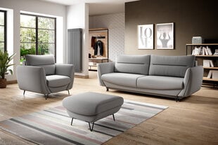 Комплект мягкой мебели из 3-х частей Eltap Silva, серый цвет цена и информация | Комплекты мягкой мебели | 220.lv