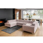Stūra dīvāns Eltap Louis, rozā cena un informācija | Stūra dīvāni | 220.lv