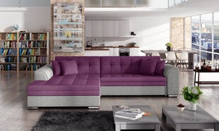 Stūra dīvāns Eltap Sorento, pelēks/violets cena un informācija | Stūra dīvāni | 220.lv