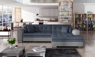 Stūra dīvāns Eltap Sorento, pelēks/zils cena un informācija | Stūra dīvāni | 220.lv