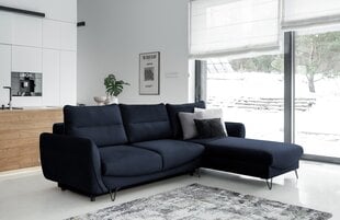 Stūra dīvāns Eltap Silva, zils cena un informācija | Stūra dīvāni | 220.lv