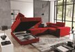 Stūra dīvāns Eltap Thiago, pelēks cena un informācija | Stūra dīvāni | 220.lv