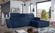 Stūra dīvāns Eltap Trevisco, zils цена и информация | Stūra dīvāni | 220.lv