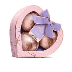 Vannas bumbu dāvanu komplekts Baylis & Harding Jojoba, Vanilla & Almond Oil Luxury Bath Bomb Heart Trio, 3 x 120 g цена и информация | Масла, гели для душа | 220.lv