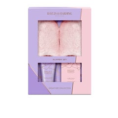 Dāvanu komplekts sievietēm Baylis & Harding Jojoba, Vanilla & Almond Oil Luxury Slipper Gift Set cena un informācija | Ķermeņa krēmi, losjoni | 220.lv