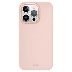 UNIQ etui Lino Hue iPhone 15 Pro 6.1" Magclick Charging różowy|blush pink цена и информация | Чехлы для телефонов | 220.lv