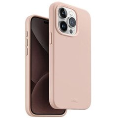 UNIQ etui Lino Hue iPhone 15 Pro 6.1" Magclick Charging różowy|blush pink цена и информация | Чехлы для телефонов | 220.lv