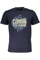 Cavalli Class vīriešu krekls QXT61X-JD060, zils cena un informācija | Vīriešu T-krekli | 220.lv