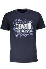 Cavalli Class vīriešu krekls QXT61U-JD060, zils cena un informācija | Vīriešu T-krekli | 220.lv