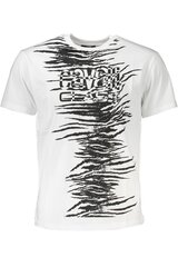Cavalli Class vīriešu t-krekls QXT60I-JD060, balts цена и информация | Мужские футболки | 220.lv