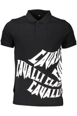 T-krekls vīriešiem Cavalli Class QXT64A-JD060, melns цена и информация | Мужские футболки | 220.lv
