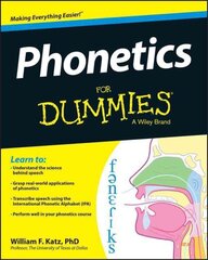 Phonetics For Dummies цена и информация | Пособия по изучению иностранных языков | 220.lv