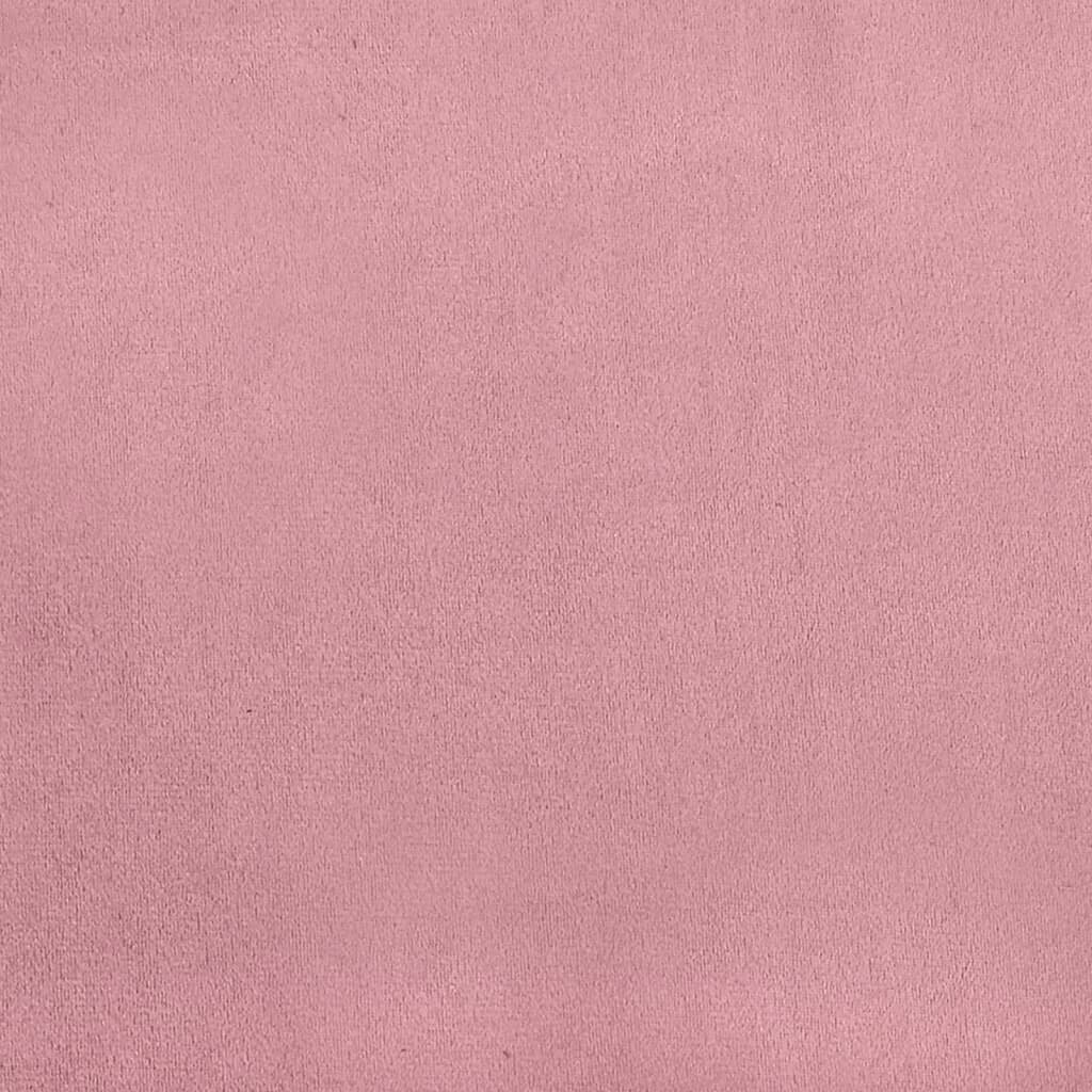 Dīvāngulta vidaXL, 80x200 cm, rozā cena un informācija | Gultas | 220.lv