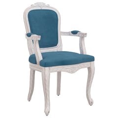 Virtuves krēsls vidaXL, 62x59,5x100,5 cm, zils cena un informācija | Virtuves un ēdamistabas krēsli | 220.lv