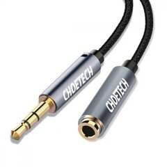 Аудио кабель CHOETECH 3.5 mm, M-F, 2м цена и информация | Кабели и провода | 220.lv