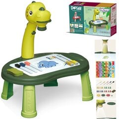 WOOPIE Доска для рисования Проектор динозавров 24 дизайна + 2 игры цена и информация | Развивающие игрушки | 220.lv