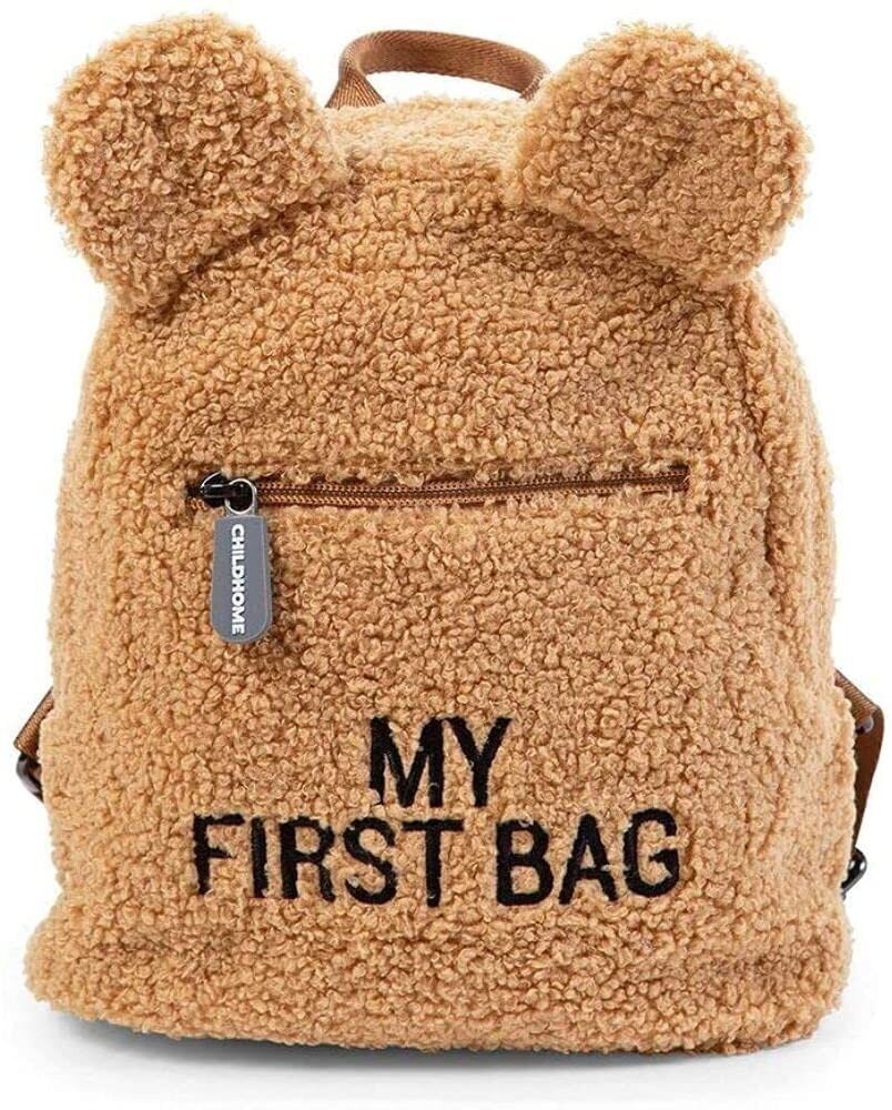 Bērnu mugursoma Childhome My first bag, Teddy brūna цена и информация | Sporta somas un mugursomas | 220.lv