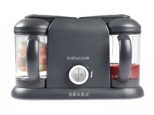 Блендер/пароварка 4 в 1 Beaba Babycook Plus, темно-серый цена и информация | Для приготовления детского питания | 220.lv