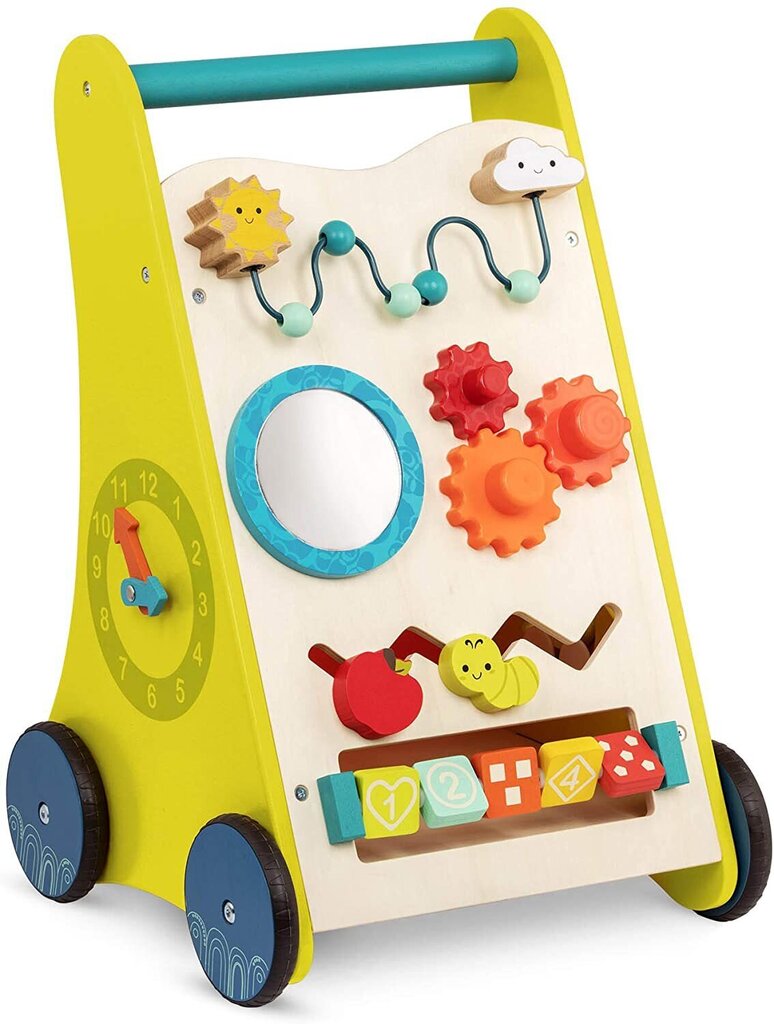 Koka staigulītis B.Toys Walk and learn cena un informācija | Rotaļlietas zīdaiņiem | 220.lv