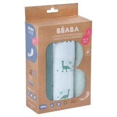 Комплект хлопковых пеленок Beaba Jurassic, 3 шт. цена и информация | Пеленальные доски и пеленки | 220.lv