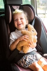 Мягкая подкладка для ремня безопасности автокресла Childhome Teddy, коричневая цена и информация | Аксессуары для автокресел | 220.lv