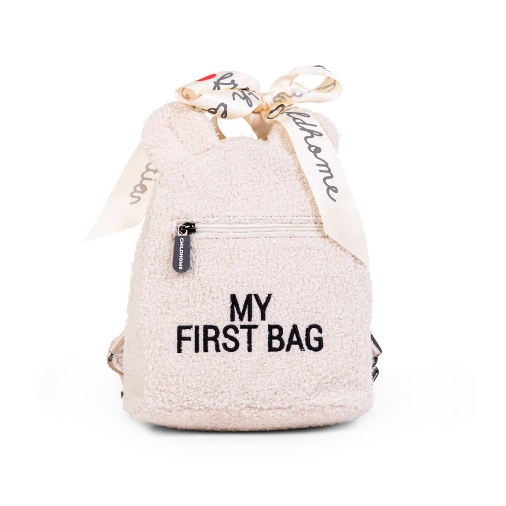 Mugursoma bērniem Childhome My first bag, Teddy off white цена и информация | Sporta somas un mugursomas | 220.lv