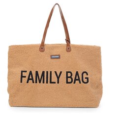 Сумка для мамы Childhome Семейная сумка Детская сумка плюшевая коричневая цена и информация | Аксессуары для колясок | 220.lv