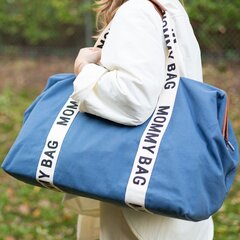 Soma mammai Childhome Mommy Bag Signature, Indigo krāsas audekls cena un informācija | Aksesuāri bērnu ratiem | 220.lv