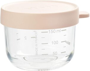 Stikla burciņa ar vāku Beaba, 150 ml cena un informācija | Trauki pārtikas uzglabāšanai | 220.lv