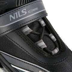 Skrituļslidas Nils Extreme NA1123 A In-Line, melnas/pelēkas cena un informācija | Skrituļslidas | 220.lv