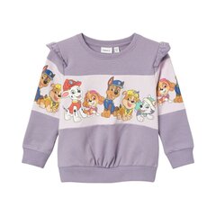 Džemperis meitenēm Name It Paw Patrol Sweat 13219716 284023, violets cena un informācija | Jakas, džemperi, žaketes, vestes meitenēm | 220.lv