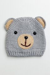 Шапка для детей Snowflake медвежонок, серая цена и информация | Шапки, перчатки, шарфы для девочек | 220.lv