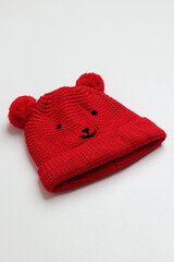 Шапка для детей Snowflake медвежонок, красная цена и информация | Шапки, перчатки, шарфы для девочек | 220.lv