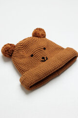 Шапка для детей Snowflake медвежонок, коричневая цена и информация | Шапки, перчатки, шарфы для девочек | 220.lv