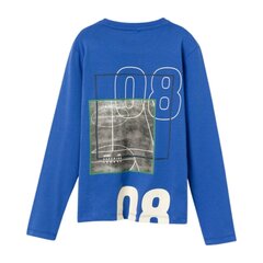 T-krekls ar garām piedurknēm zēniem Name It 13220018 284210, zils цена и информация | Рубашки для мальчиков | 220.lv