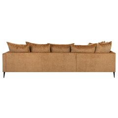 Stūra dīvāns Larter, 300x205/92xH90cm, brūns cena un informācija | Stūra dīvāni | 220.lv