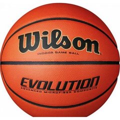 Basketbola bumba Wilson Evolution WTB0516XBEMEA, 7. izmērs cena un informācija | Basketbola bumbas | 220.lv