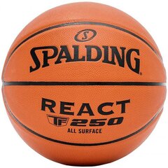 Basketbola bumba Spalding React TF-250 76802Z, 6. izmērs cena un informācija | Basketbola bumbas | 220.lv