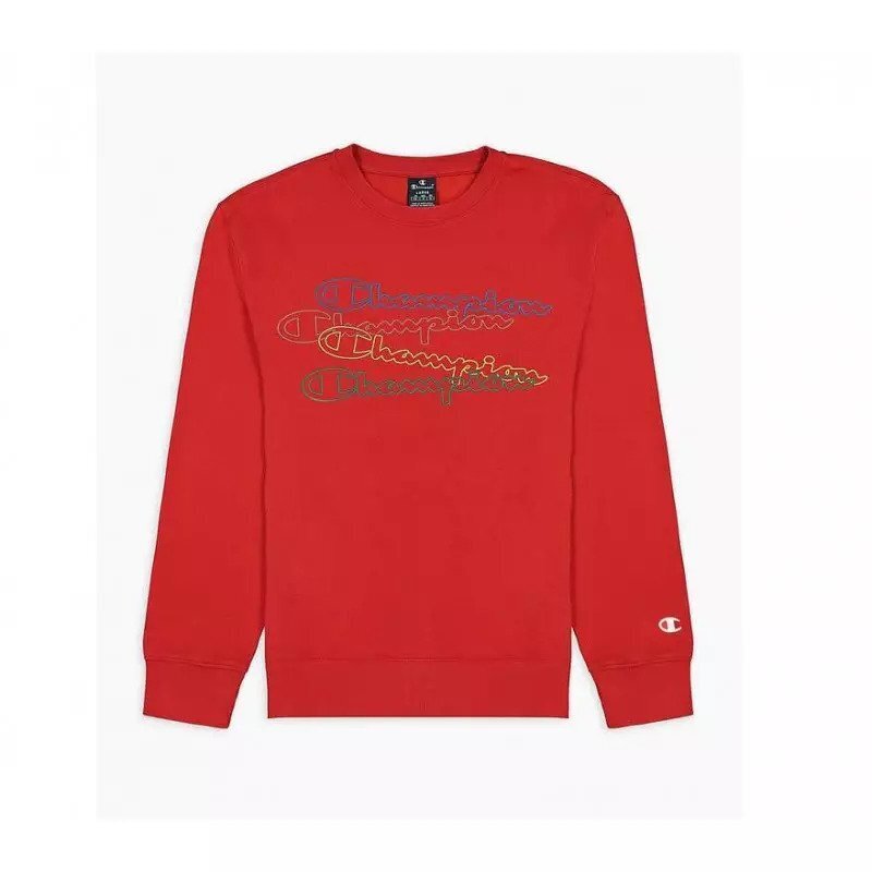 Sporta krekls bērniem Champion 305787-RS033-M, sarkans цена и информация | Zēnu jakas, džemperi, žaketes, vestes | 220.lv