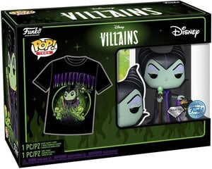 Figūriņa Funko POP! Disney Villains Maleficent + T-shirt Exclusive cena un informācija | Datorspēļu suvenīri | 220.lv