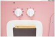 Retro stila koka virtuve ar priekšautu un aksesuāriem - rozā krāsā cena un informācija | Rotaļlietas meitenēm | 220.lv