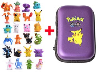 Mini figūriņu komplekts ar futrāli Pokemon цена и информация | Игрушки для мальчиков | 220.lv