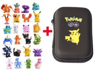 Mini figūriņu komplekts ar futrāli Pokemon цена и информация | Игрушки для мальчиков | 220.lv