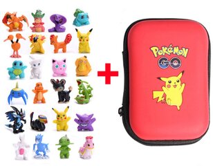 Mini figūriņu komplekts ar futrāli Pokemon цена и информация | Игрушки для мальчиков | 220.lv