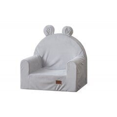 Bērnu mīkstais krēsls Baby-Raj Ar lāča ausīm, pelēks цена и информация | Детские диваны, кресла | 220.lv