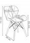 Krēsls eHockers 45 x 53 x 72 cm pelēks cena un informācija | Virtuves un ēdamistabas krēsli | 220.lv