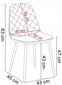 Krēsls Orlando 43 x 52 x 83 cm smiltis cena un informācija | Virtuves un ēdamistabas krēsli | 220.lv