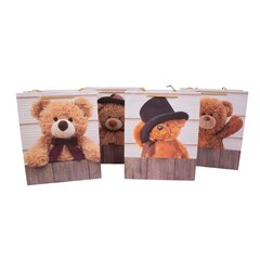 Подарочный пакет TEDDY, 26x32x12см, микс цена и информация | Упаковочные материалы для подарков | 220.lv